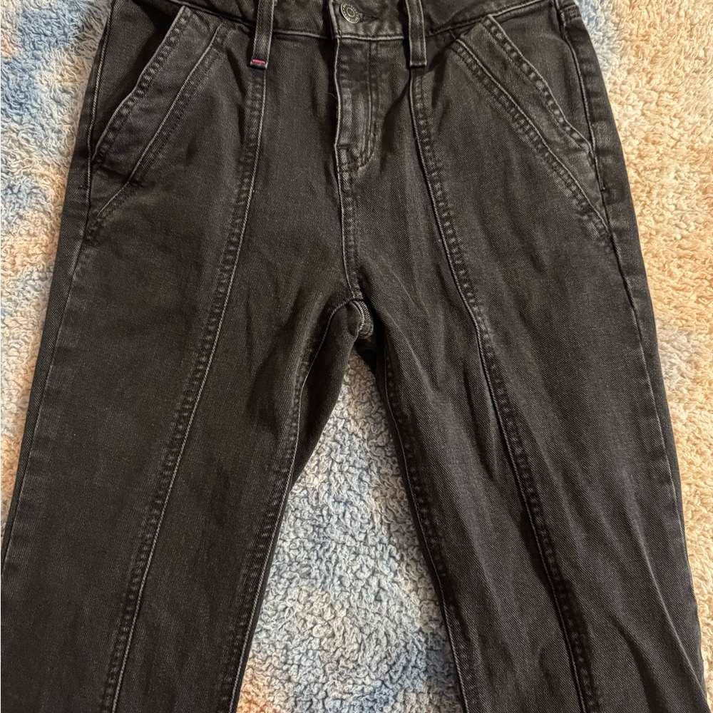 Idyllwind Front Seam Black Flare Jeans